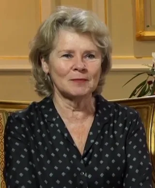 Portrait photograph of the actor Imelda Staunton at an event in October 2019.