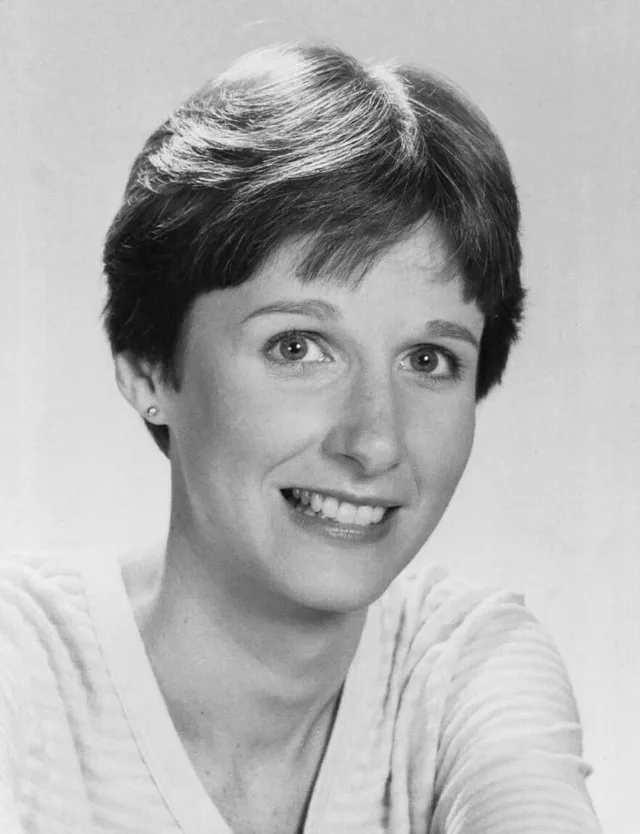Mary Gross in a 1981 press photograph, smiling and looking at the camera.
