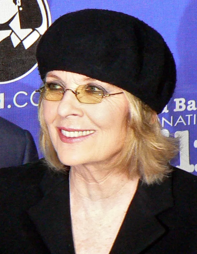 Portrait photograph of the actor Diane Keaton at an event in 2012.