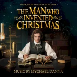 Album cover showing a man in a waistcoat and cravat reading a large open book at a desk in a candlelit study, with gold title lettering above and the composer's credit below.